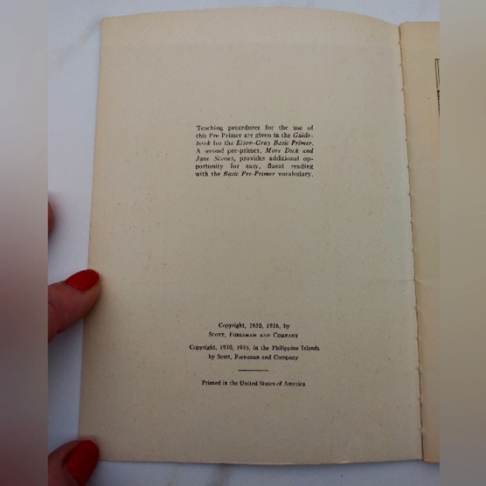 Dick and Jane Curriculum Foundation series Book Elson Gray Vintage - Picture 2 of 14